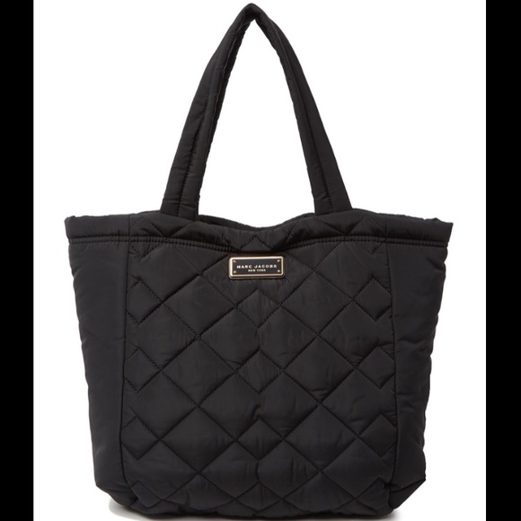 Marc Jacobs Black Quilted Nylon Tote Bag - Picture 2 of 8
